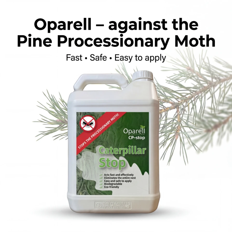 Oparell against the processionary