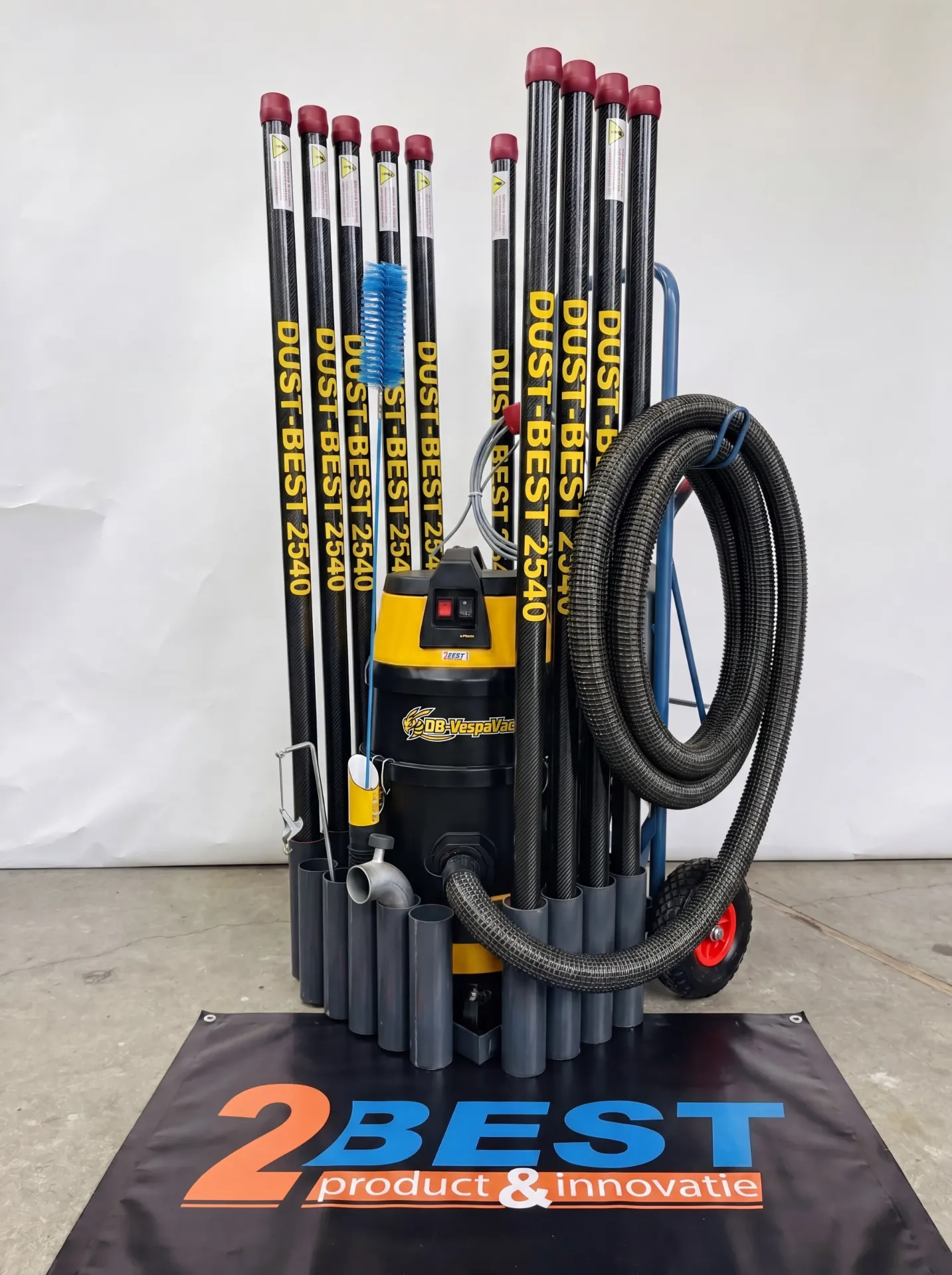 VespaVac - On-Grid Set voor het verwijderen van de Aziatische hoornaar, standaard 20mtr. !